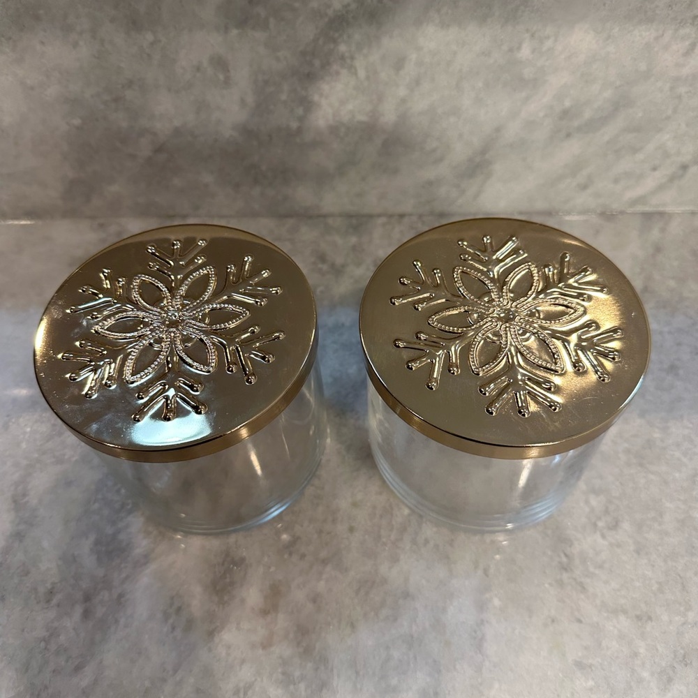 Two Empty Bath & Body Works Candle Jars